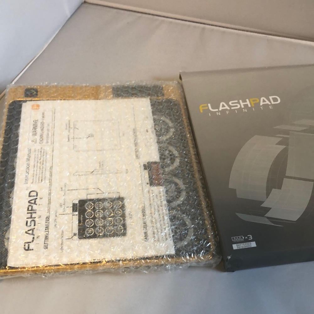 Rare gold flash pad game from QVC.  NIB